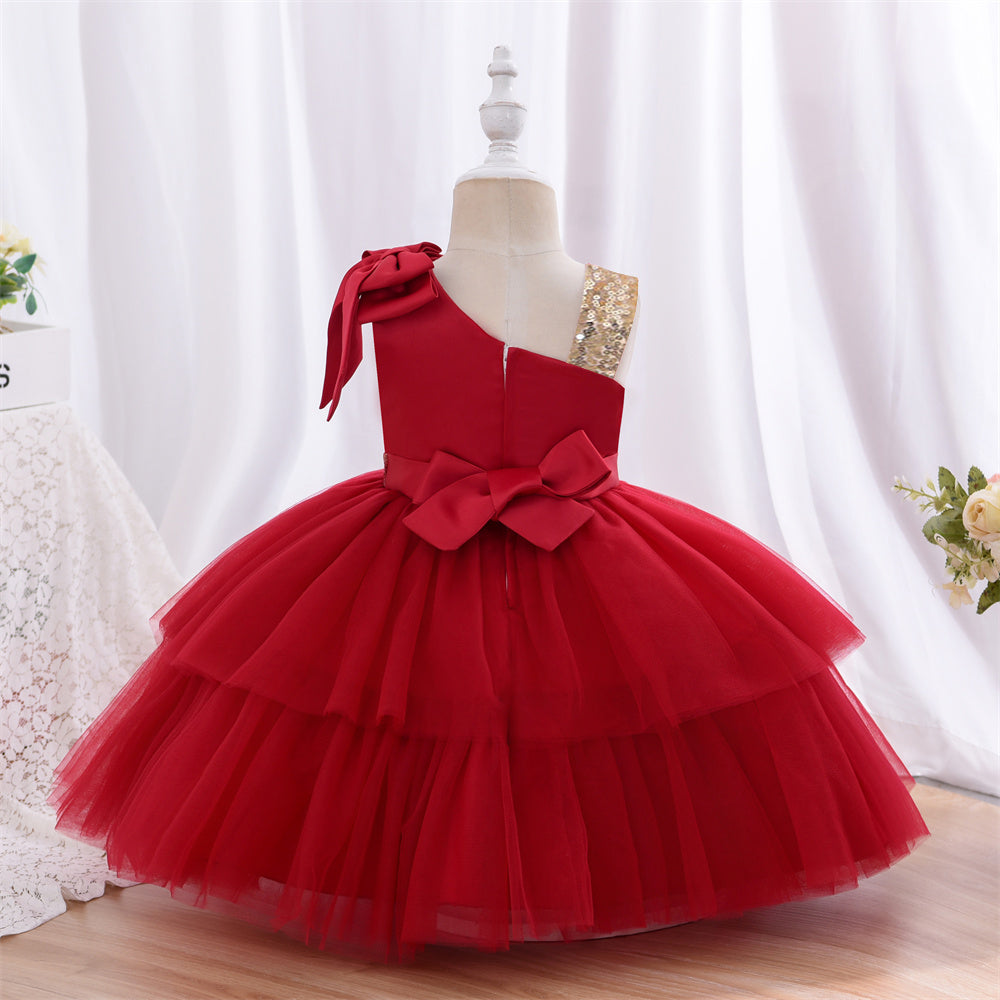Baby Girls Party Wear Gown - Kids Long Wedding Gown Dress - Princess Net  Flare Gown for Birthday - Designer Children Clothes Onli… | Платья, Детские  платья, Детские